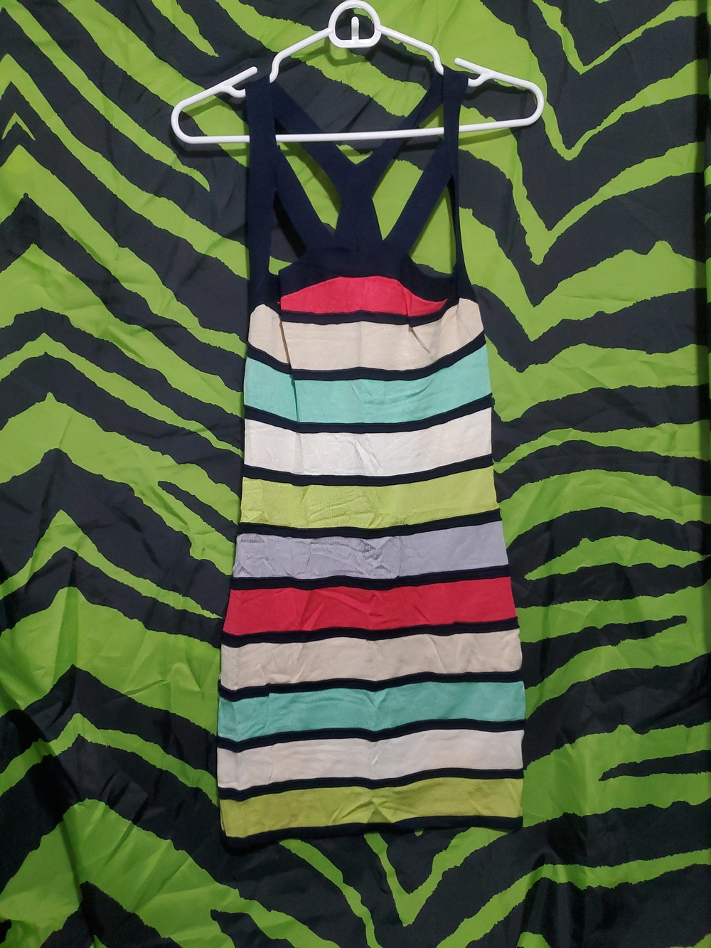 WowCouture 2010s Multi-colored Bodycon Dress